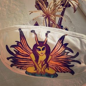 Hand painted fairy washable mask